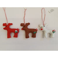 Felt Mini 2D Reindeer
