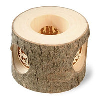 Bark Tealight Holder With 3 Insert Scenes (Christmas)