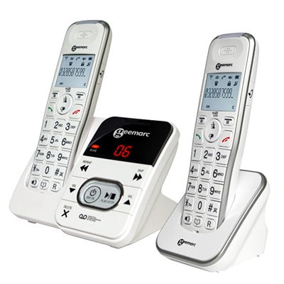 Doro PhoneEasy 100W Senior Landline Telephone, Wireless DECT Black
