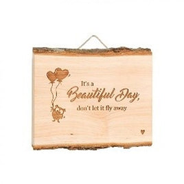 'It's a Beautiful Day' Wooden Plaque