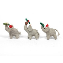 *NEW* Felt Christmas Mini Elephants
