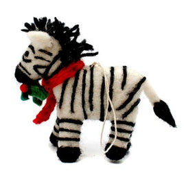 *NEW* Felt Christmas Zebra