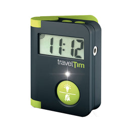Travel Tim Vibrating Alarm Clock - green or pink