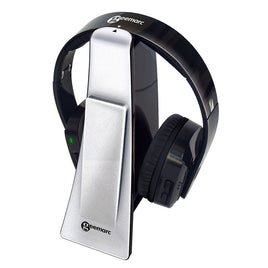 CL7400 Wireless Headphones on the transmitter/charging station