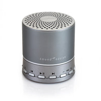 Sound Oasis Bluetooth Sleep Sound Therapy System (BST-100) angled side view showing audio control buttons